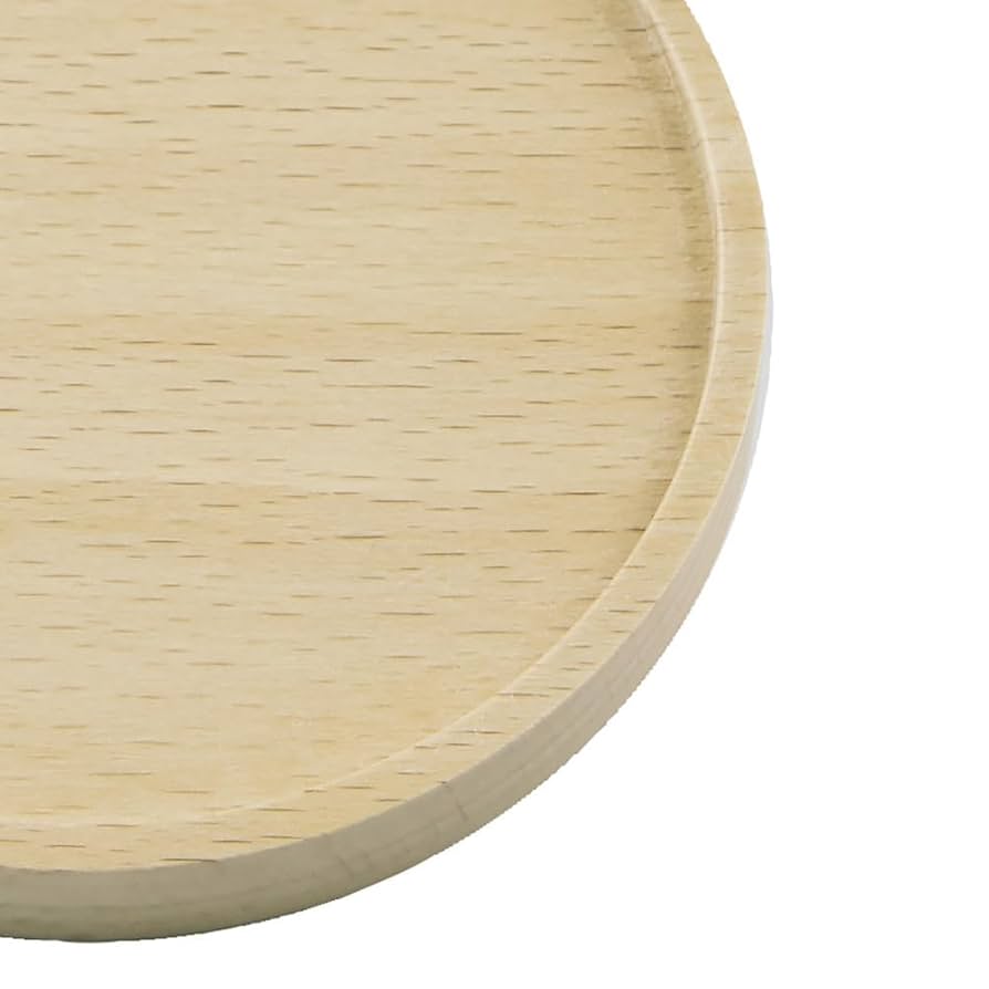 Amazon｜アルファックス コースター 丸型 直径8cm 木製 ラウンド